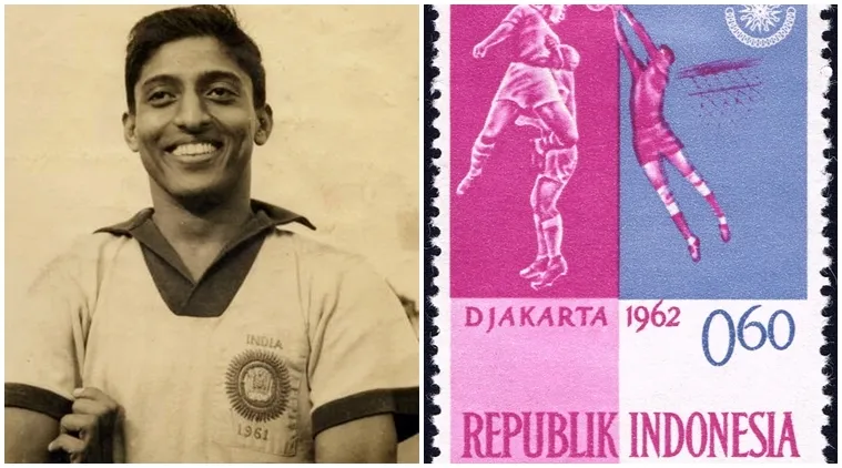 india 1962 football gold