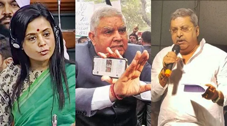 jagdeep dhankar, মহুয়া মৈত্র, Mahua moitra