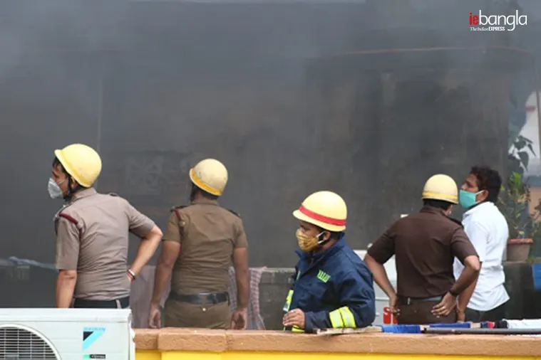 kolkata fire, কলকাতায় আগুন