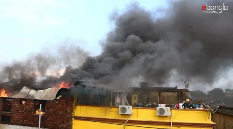 kolkata fire, কলকাতায় আগুন