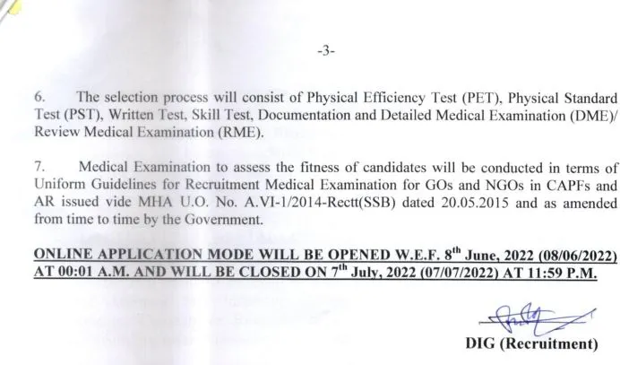 indo tibetian police force govt job recruitment