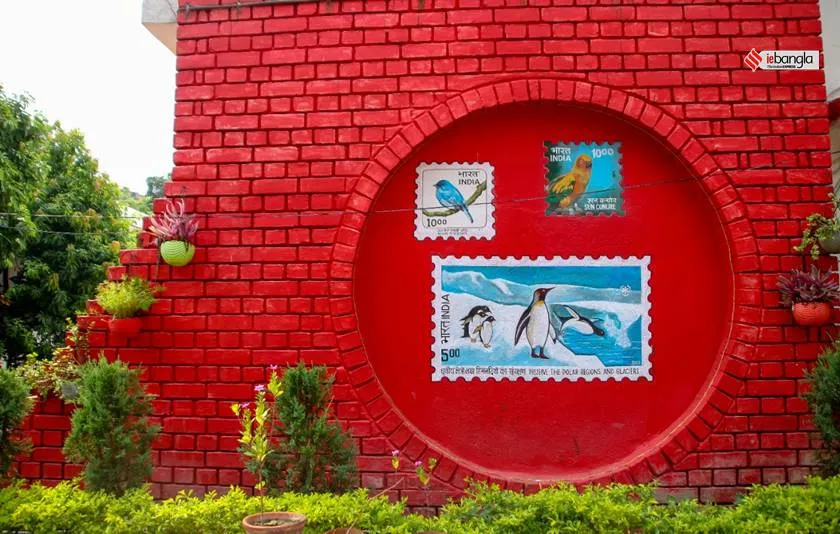 Postage stamp park in Kolkata for stamp lovers