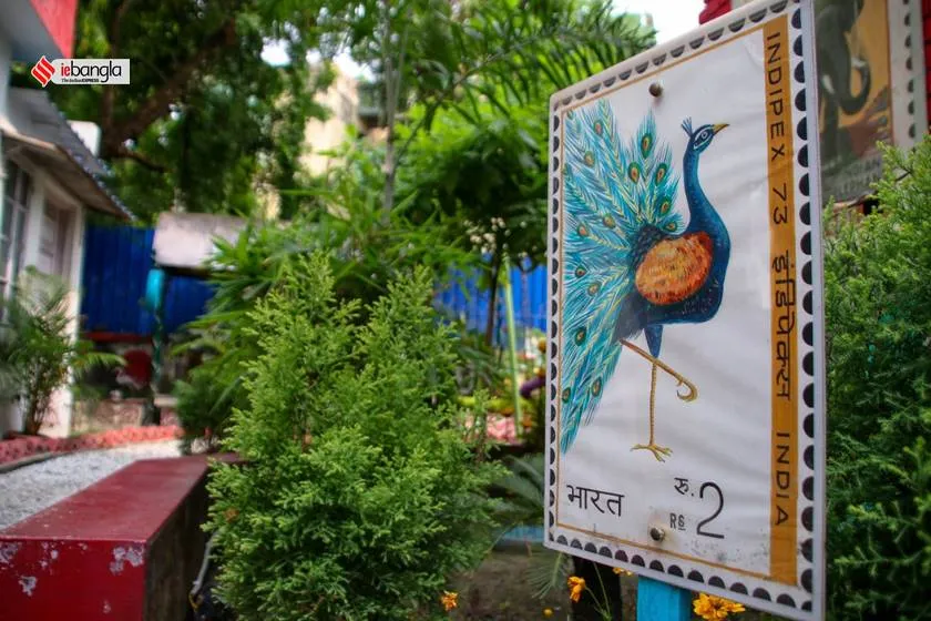 Postage stamp park in Kolkata for stamp lovers