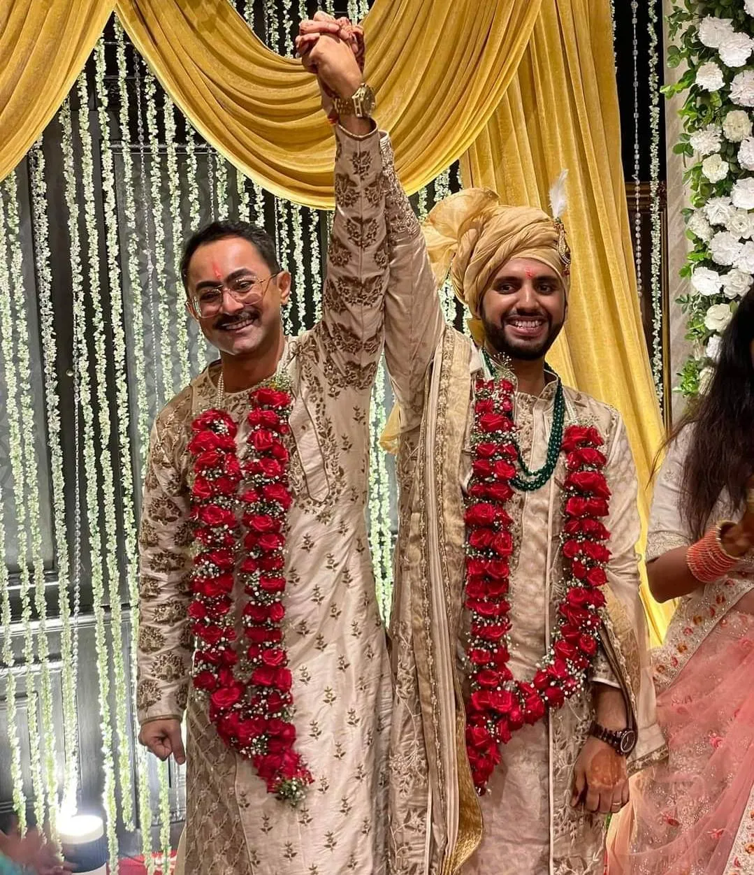 Gay Marriage, Same Sex Marriage, Designer, LGBTQ, gay couple marriage, fashion designer abhishek ray ties knot, সমকামী বিয়ে, বিয়ে করলেন পোশাকশিল্পী অভিষেক রায়