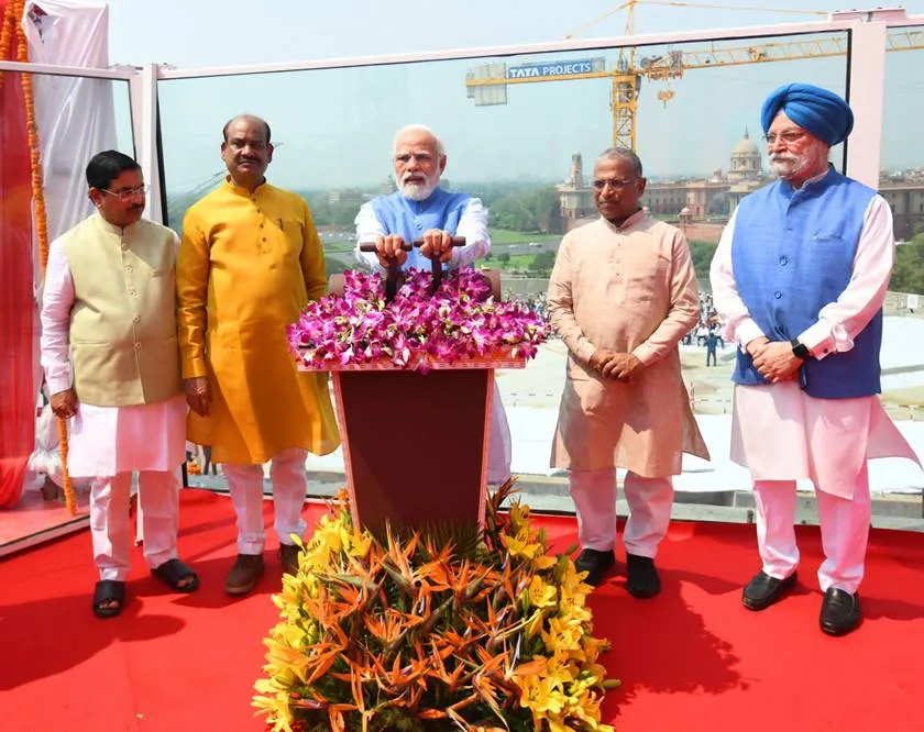New parliament building, Narendra Modi, emblem, parliament building news, modi news, parliament building news indian express, modi news Indian express
