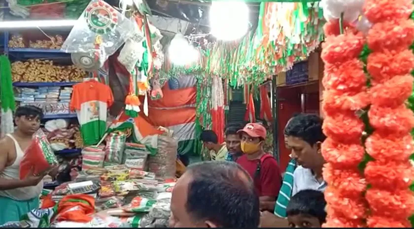 independence day, independence 75th, india, national flag, indian flag, kolkata, har ghar tiranga, narendra modi