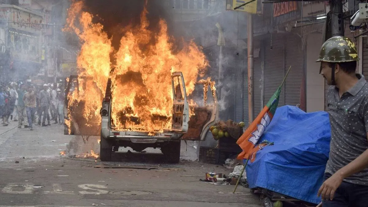 BJP protest in Kolkata, BJP protest in West Bengal, Kolkata, West Bengal, Trinamool Congress, TMC, Calcutta High Court, Calcutta HC, Kolkata news, West Bengal news