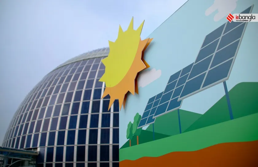 eco park solar dome, express photo shashi ghosh