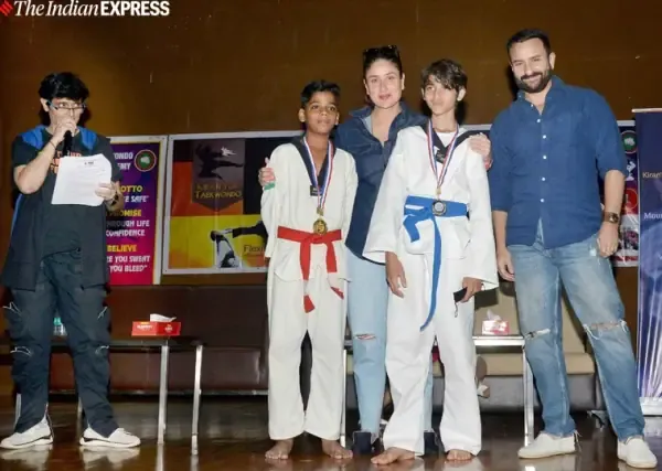 srk son abram win taekwondo, shah rukh khan, abram khan, indian express entertainment 