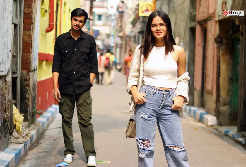 candidcaly- বিদ্যুৎ ও ইতি, shashi ghosh, candid caly interview, viral youtuber