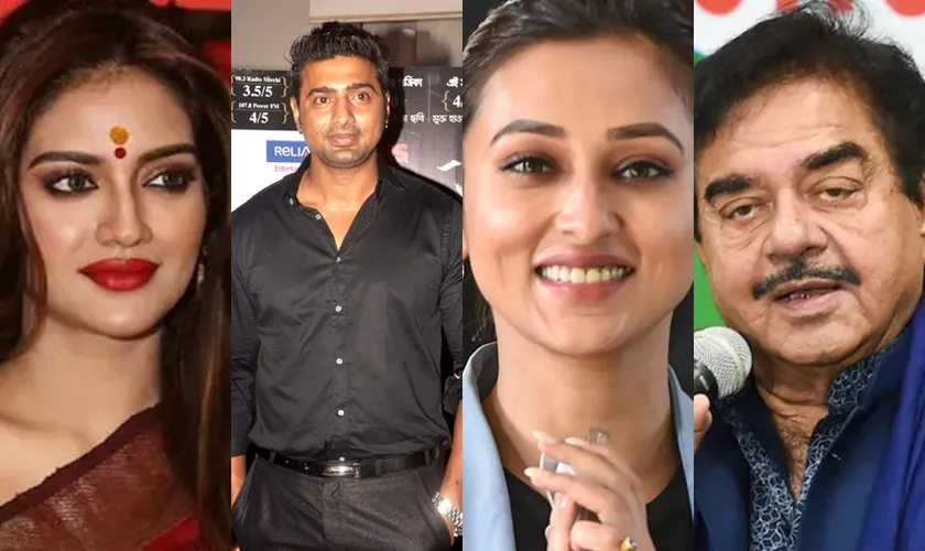 তৃণমূলনেত্রীর ছাড়ের তালিকায় রয়েছেন দলের চার লোকসভা সাংসদ, নুসরত, মিমি চক্রবর্তী, দেব  এবং শত্রুঘ্ন সিনহা। নজরুলমঞ্চে মমতা বলেন, 'নুসরত টাইম দেয়নি। ওরা একটু ফিল্ম-টিল্ম করে, দেব, নুসরত, মিমি ওদের একটু রিলাক্সেশন দিবি।' আসানসোলের সাংসদ শত্রুঘ্ন সিনহাকে ইলেকশনে কাজে লাগানো হবে বলে জানিয়েছেন নেত্রী।