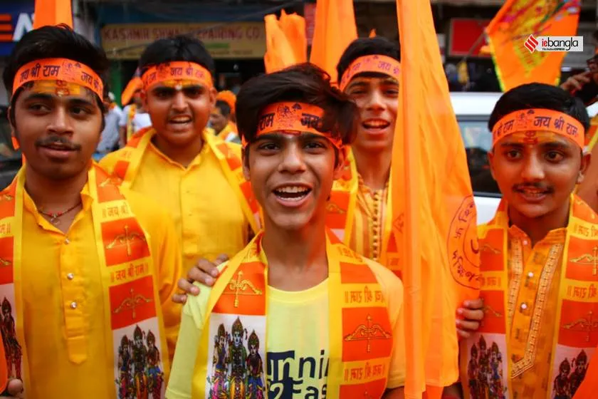 Ram Navami Rally in Kolkata