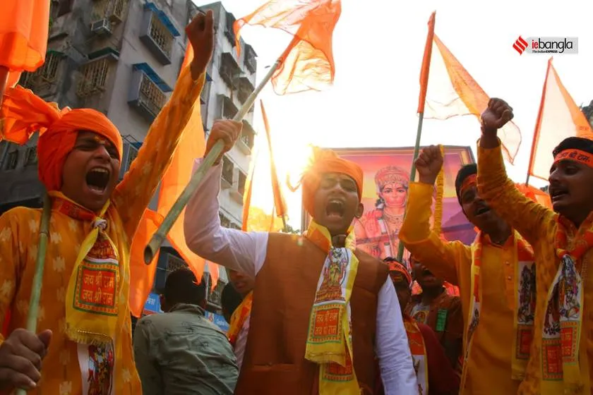 Ram Navami Rally in Kolkata