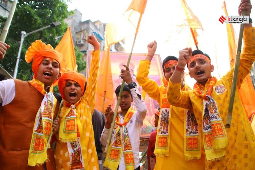 Ram Navami Rally in Kolkata