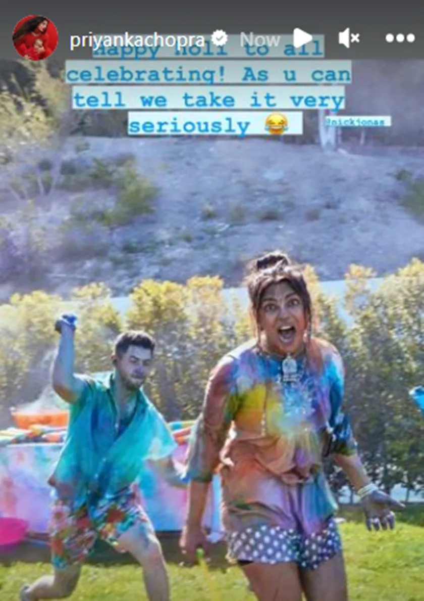 priyanka chopra, preity zinta, priyanka chopra holi new york, priyanka chopra nick jonas, priyanka chopra bollywood, preity zinta holi party, preity zinta priyanka chopra holi celeb, bolly stars holi, nick jonas holi, holi celebs parties