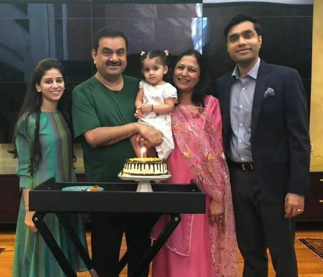 gautam adani family