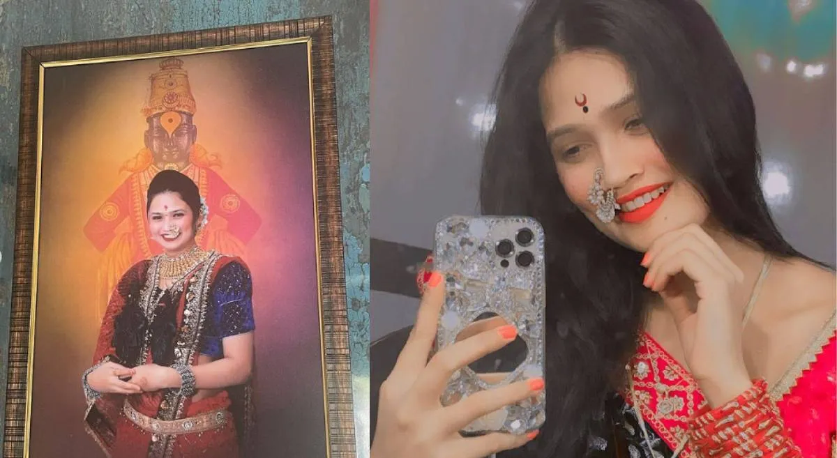 Gautami Patil Viral Photo Controversy Standing In Front Of God Vitthal Netizen Angry Comments On Expensive Gifts By Fan Are Stupid