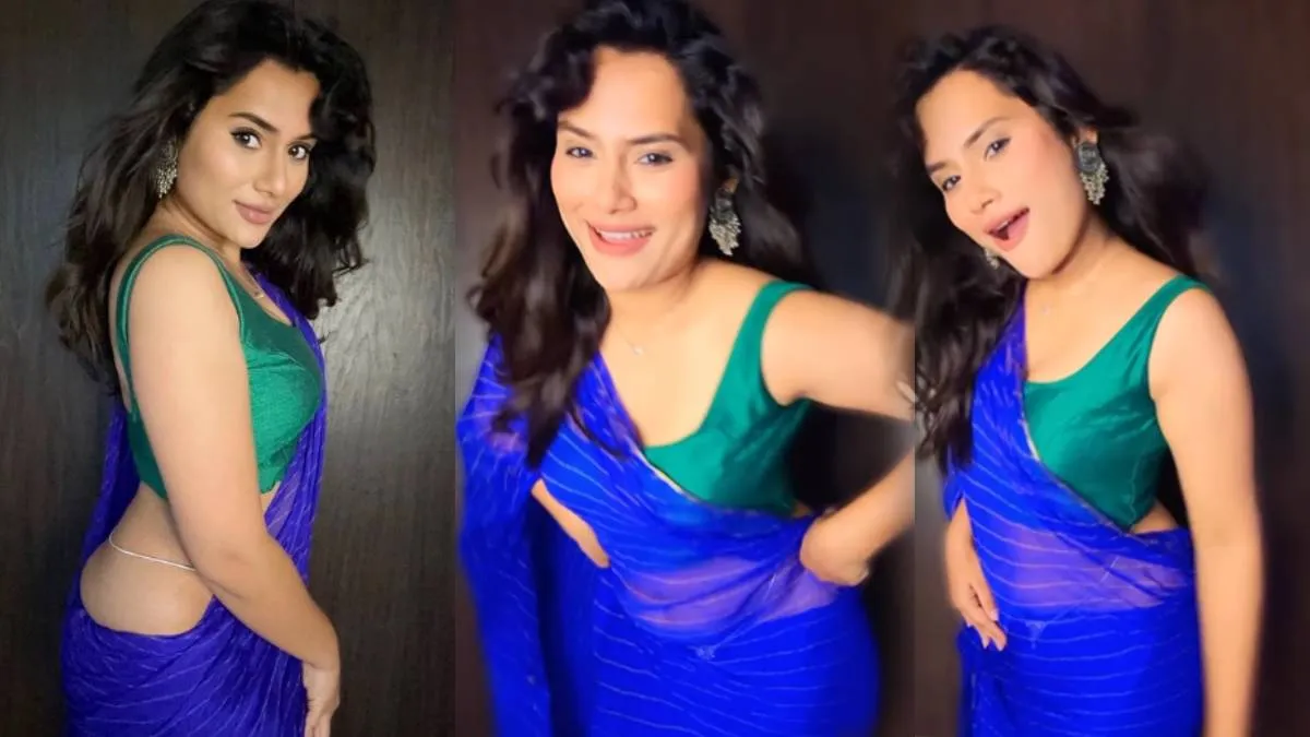 Marathi Actress Shweta Kharat Blue Saree Post Vulgar Comments Saying These People Can Do Sex On Road Actress Lashes Out