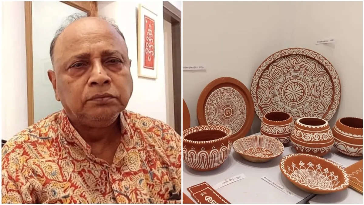 আলপনা, Traditional Alpana Workshop, Alpana Bidhan Biswas, কলকাতা আলপনা ওয়ার্কশপ, বাংলার আলপনা, বেঙ্গলি নিউজ, টপ বাংলা খবর, Alpona expert Bidhan Biswas, aplana, Top Trending, Top viral, special news, feature news, entertainment news, Bengali culter, Bengali entertainment,