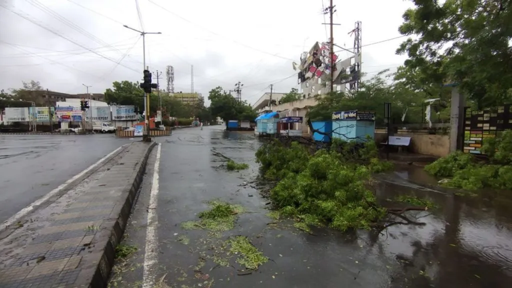 Scenes after Cyclone Biparjoy devastation