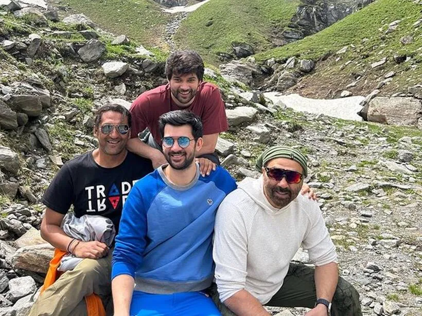 Newlyweds Karan Deol-Drisha Acharya's 'beautiful time' in Manali with dad Sunny Deol and brother Rajveer Deol