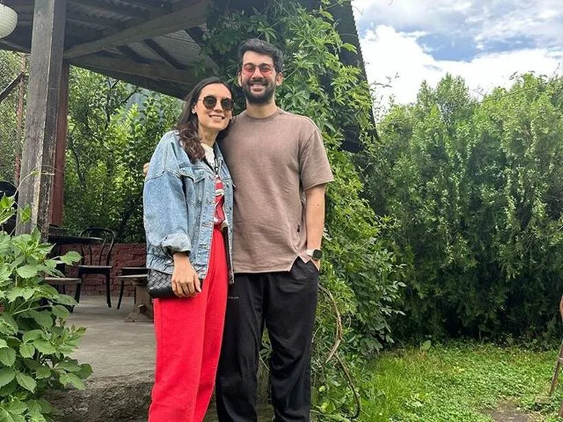 Newlyweds Karan Deol-Drisha Acharya's 'beautiful time' in Manali with dad Sunny Deol and brother Rajveer Deol