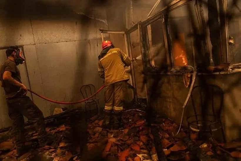 greece wildfires