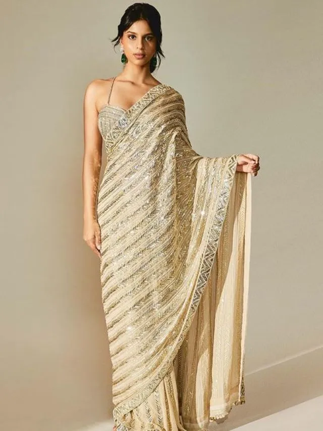 suhana khan sari look (Source: suhana khan/instagram)