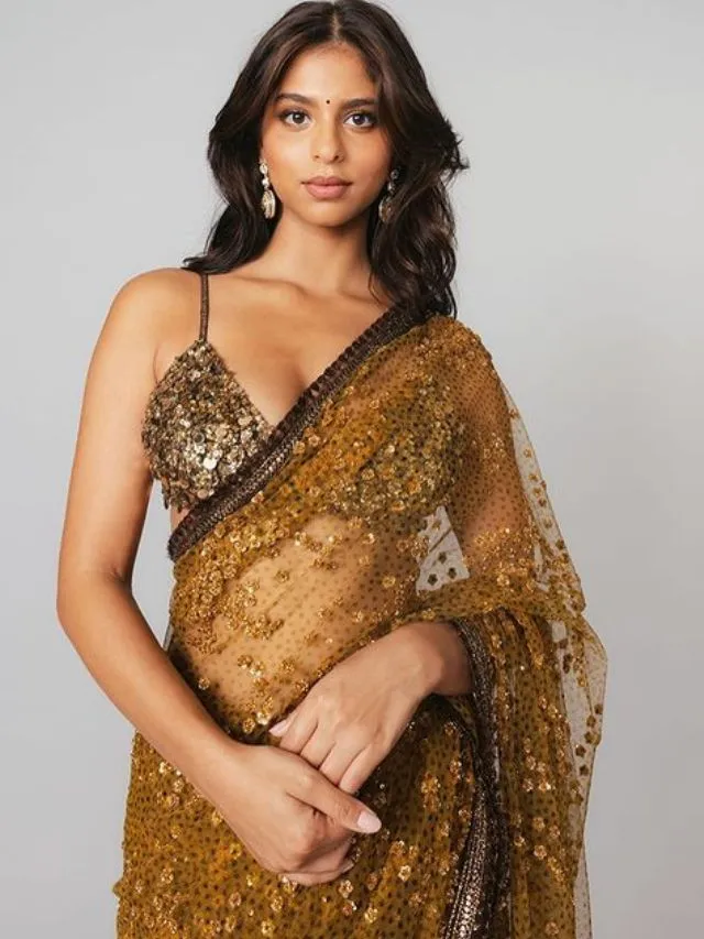 suhana khan sari look (Source: suhana khan/instagram)