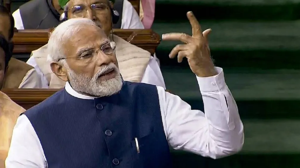 Narendra Modi in parliament, Narendra Modi Speech, PM Narendra Modi Speech points