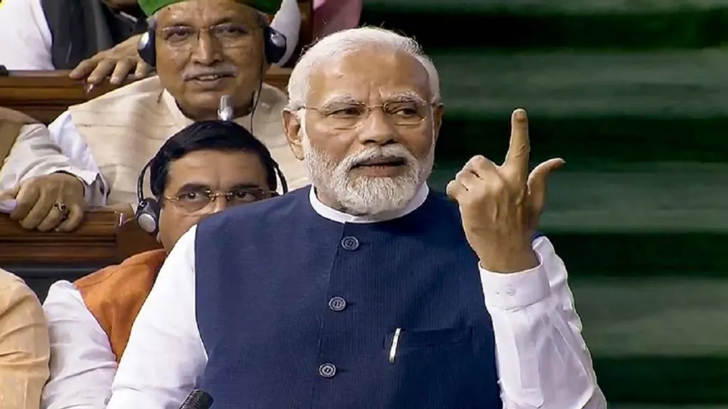 Narendra Modi in parliament, Narendra Modi Speech, PM Narendra Modi Speech points