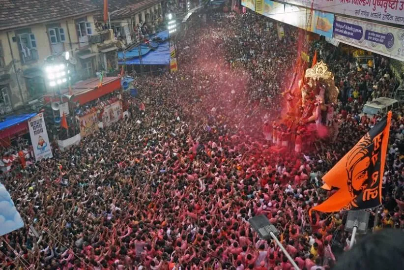 lalbaugcha raja visarjan route