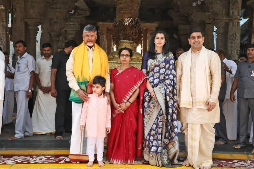 chandrababu naidu family