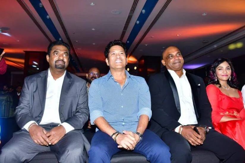 Sachin, Murli and Jayasuriya at 800 trailer launch