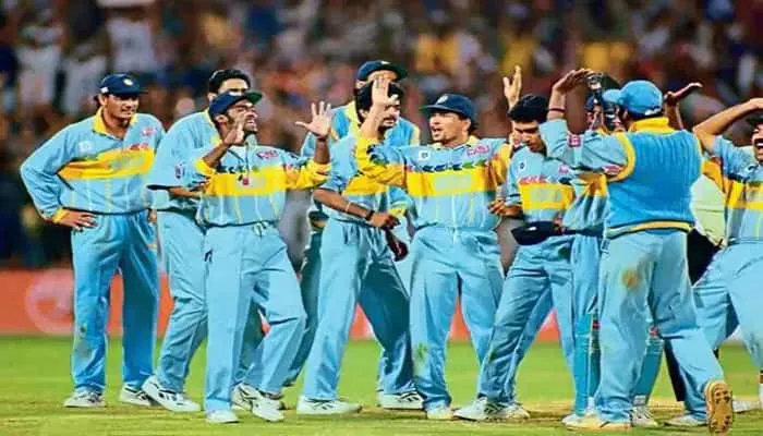 The history of Team India's jersey in the World Cup the colors and designs have been changing for 31 years