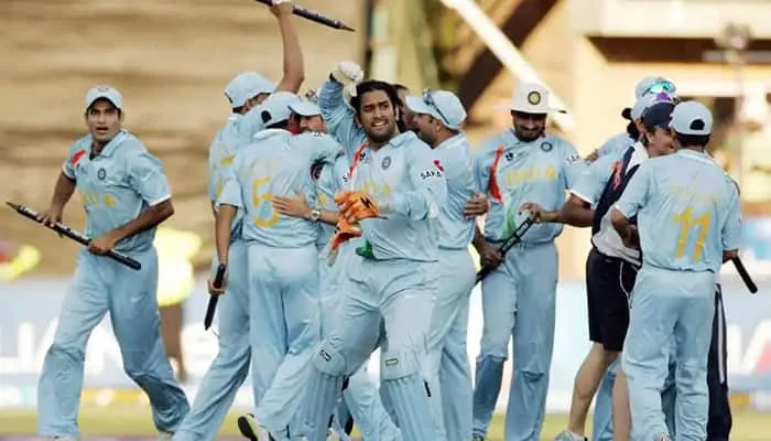 The history of Team India's jersey in the World Cup the colors and designs have been changing for 31 years