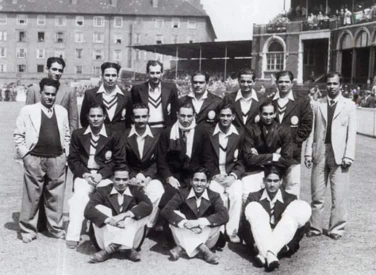 Pakistan cricketers after partition