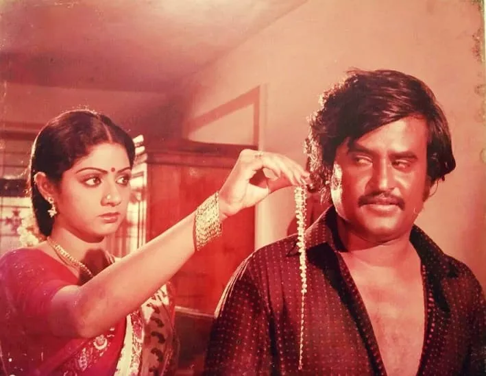 Sridevi and Rajinikanth