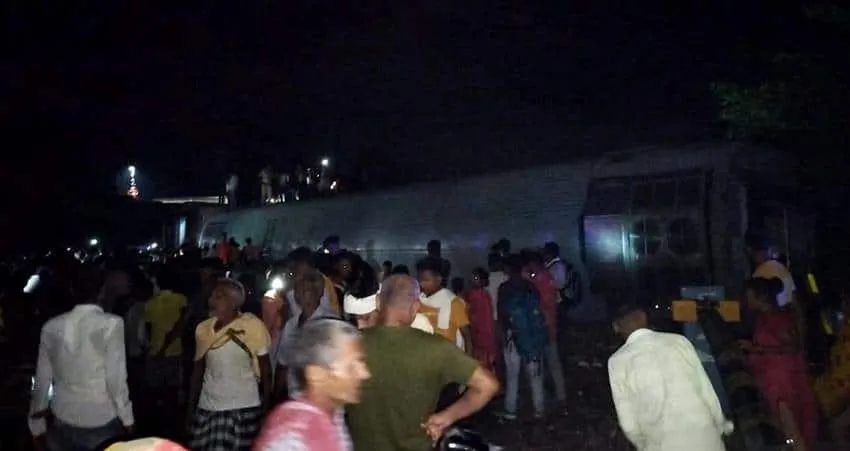 north east express accident today