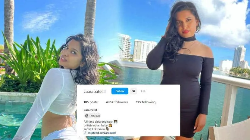 Rashmika Mandana Vulgar Morph Video Original Model Who Is Zara Patel Instagram Shows Adult Sites On Bio Watch Deepfake Photos