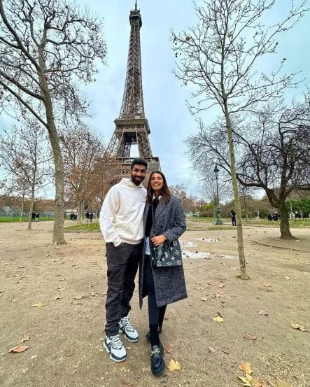 Jaspirt Bumrah and Sanjana Ganesan 5