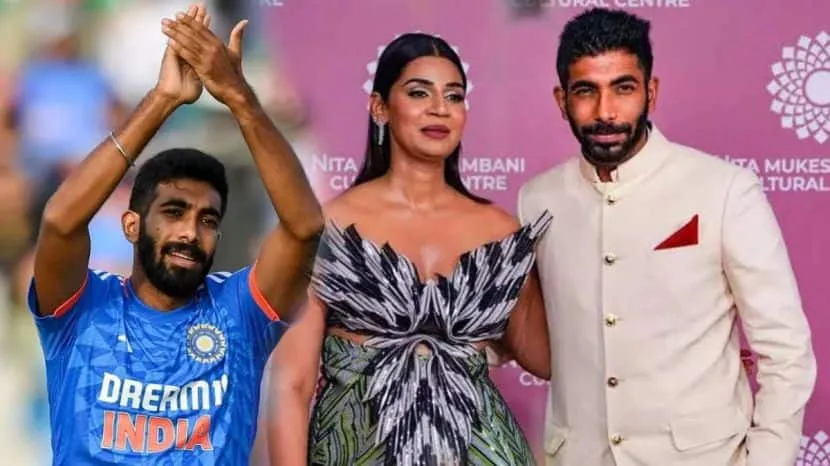 Jaspirt Bumrah and Sanjana Ganesan