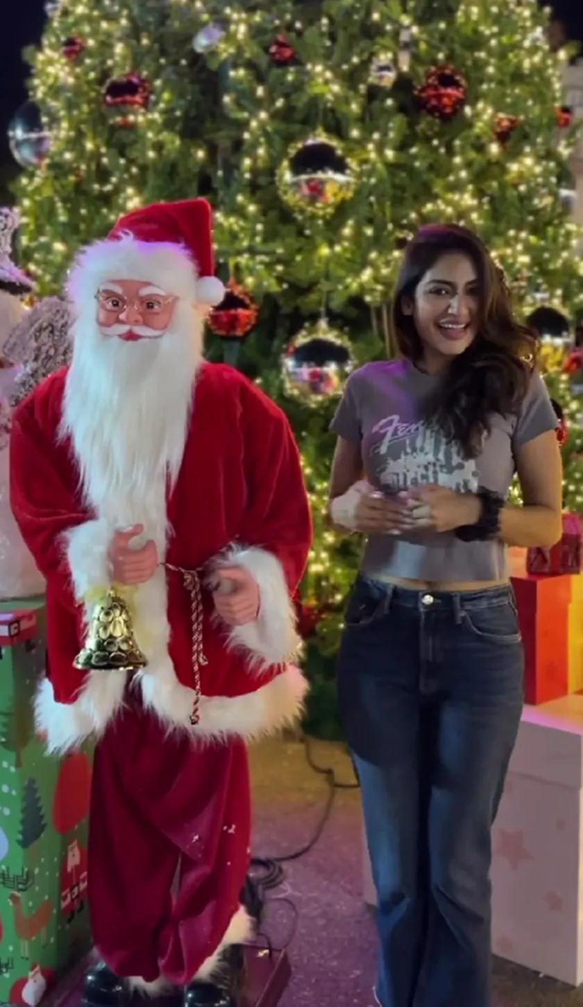 Tollywood actress Christmas celebration shubhasree Nusrat mimi
