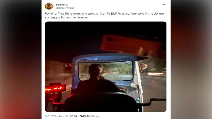 Woman Auto Driver Bengaluru