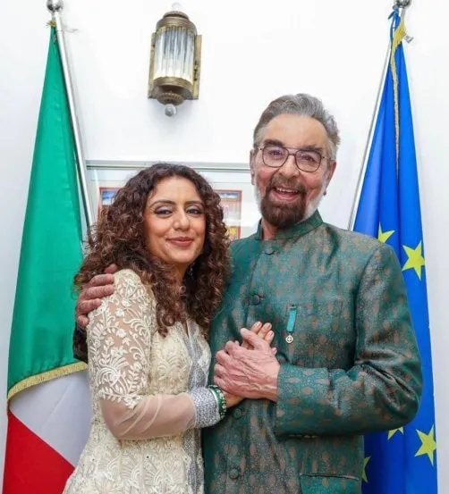 Kabir Bedi and Parveen Dusanj