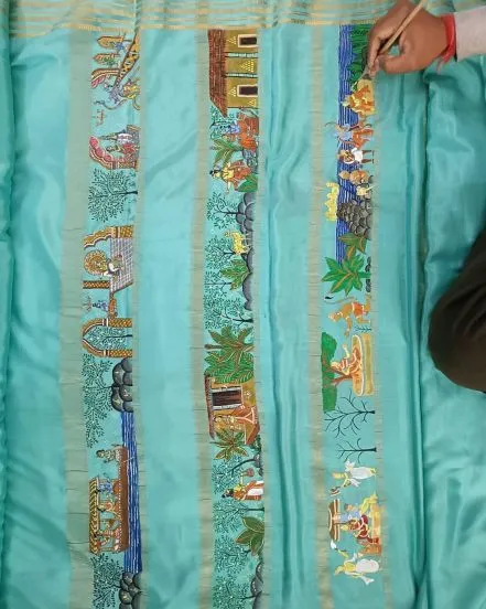 alia-bhatt-ramayan-theme-saree
