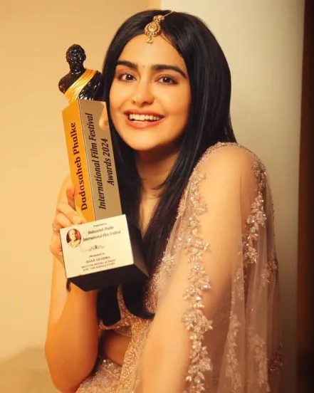 Adah Sharma DadaSaheb Phalke International film awards 2024 Most promising actress Kerala story movie