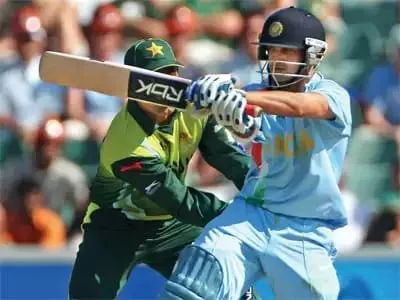 Indian cricketer who scored a century with a six