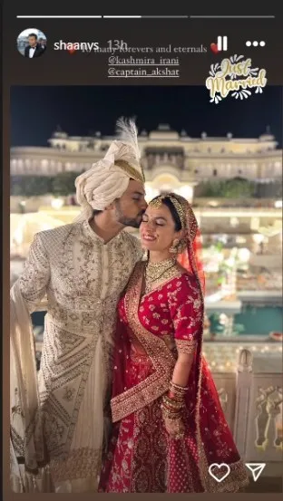 Kashmira Irani marries Akshat Saxena
