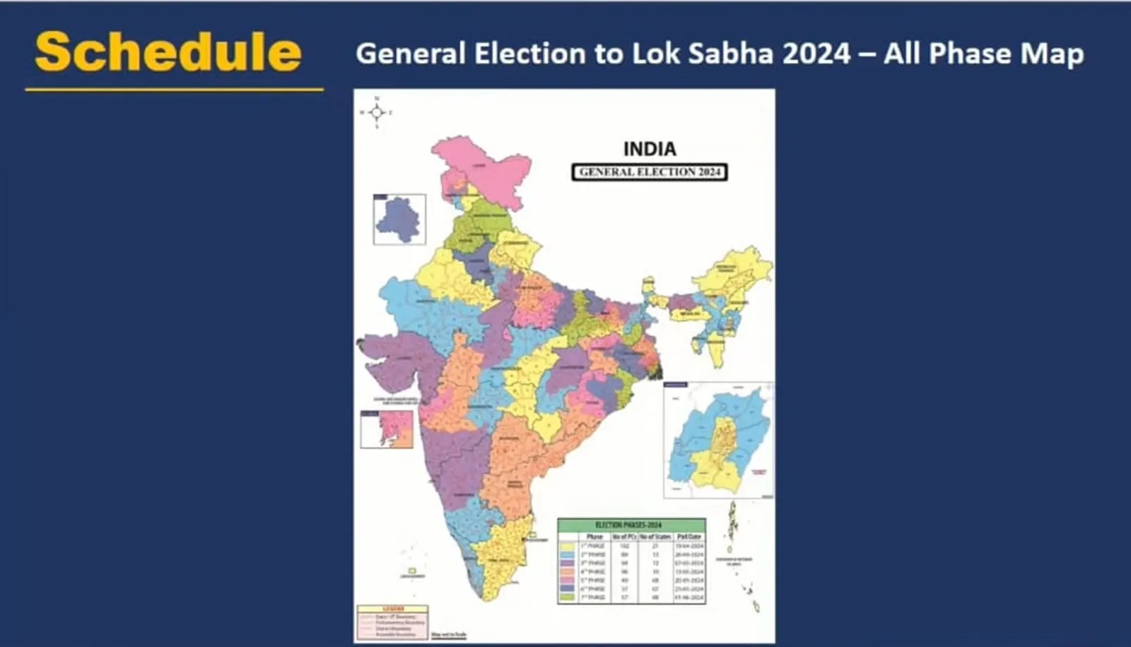 Election dates, election commission of india